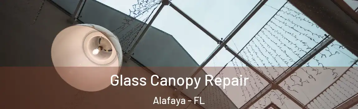 Glass Canopy Repair Alafaya - FL